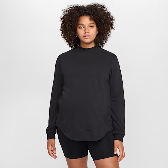 High neck nike top shop